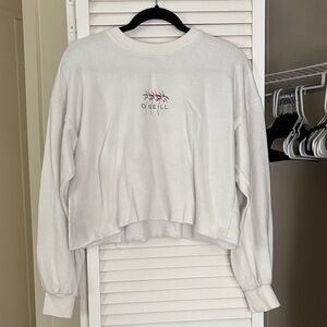 O'Neill Women's Cream Cropped Sweatshirt